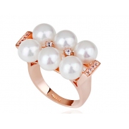 fashion pearl ring 097047
