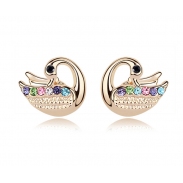 swan earring SE8381