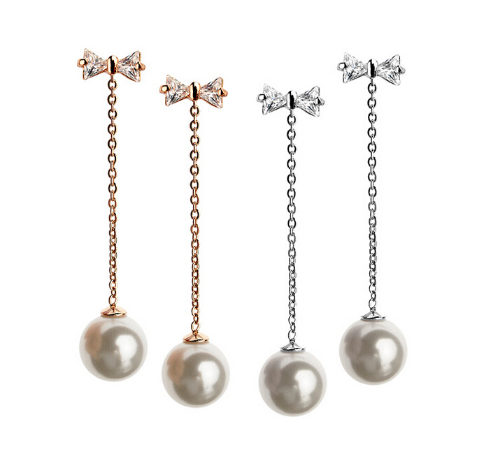 fashion pearl earrings 125683