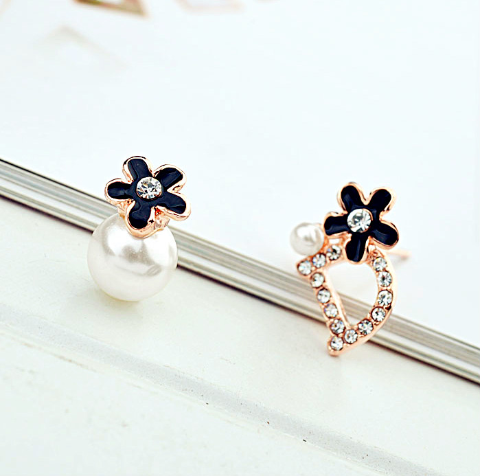 flower pearl earring 87114