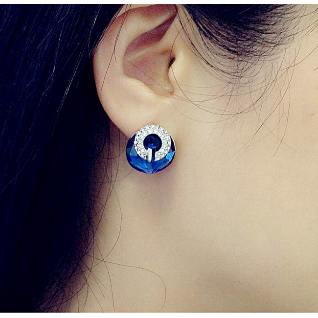 Fashion crystal earring 125688