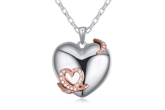 2015 heart necklace ky21432