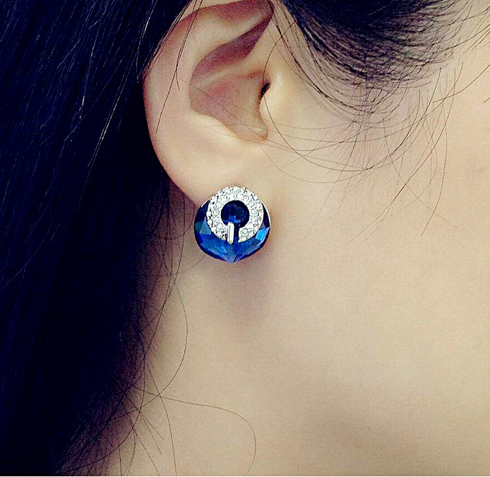 Fashion crystal earring 125688