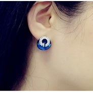 Fashion crystal earring 125688