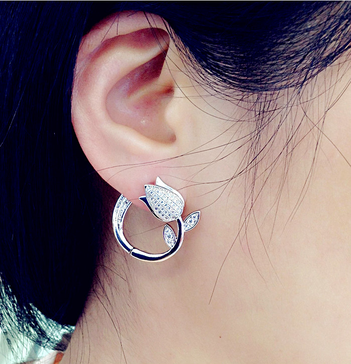 flower earring 125068