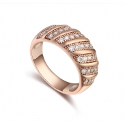 rose gold ring SE17615