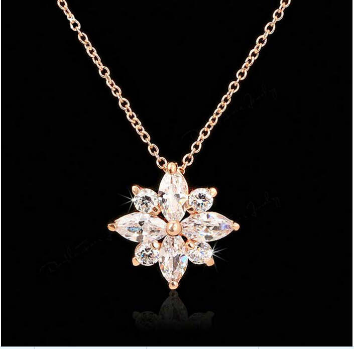 Fashion zircon necklaces 400496