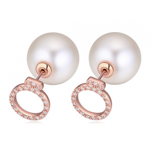 double pearl earring 208023