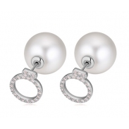 double pearl earring 208023