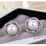 flower pearl earring 208015