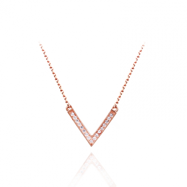 fashion zircon necklace 62004