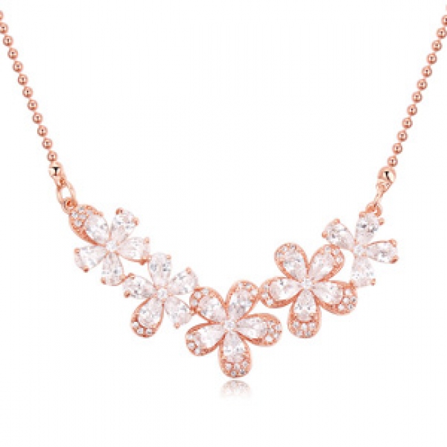 popular zircon necklace  22792