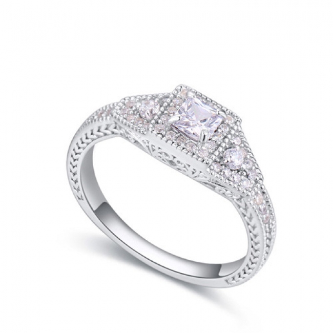 fashion silver ring QS22459