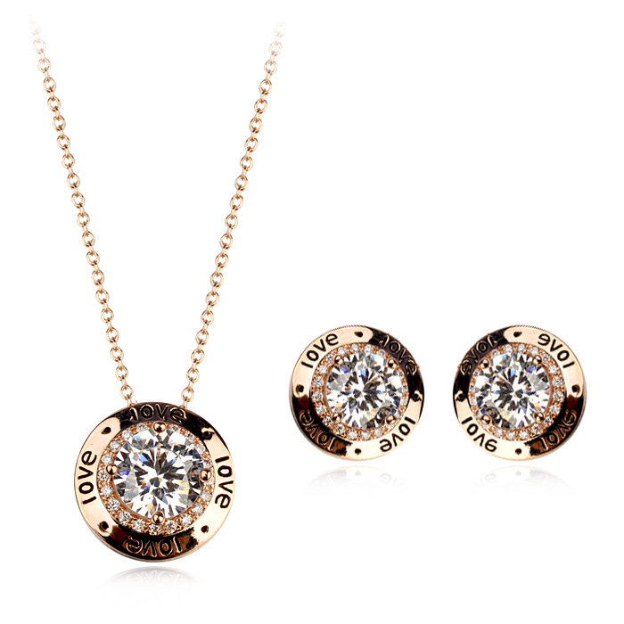 zircon jewelry set 220880