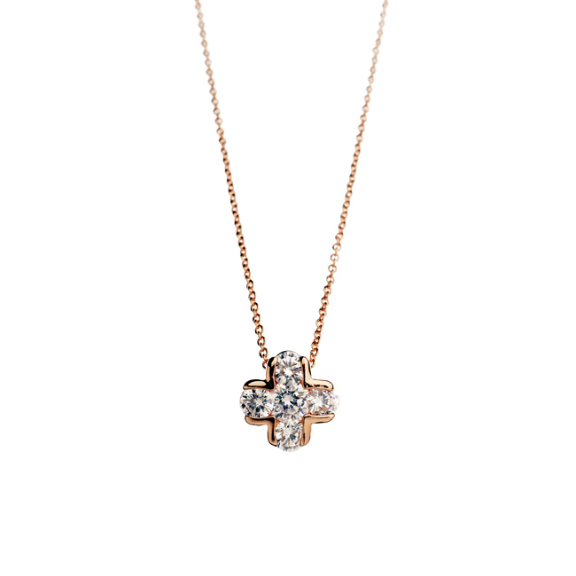 fashion zircon necklace 400495