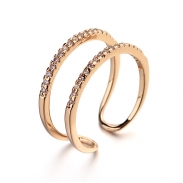 crystal open ring  115571