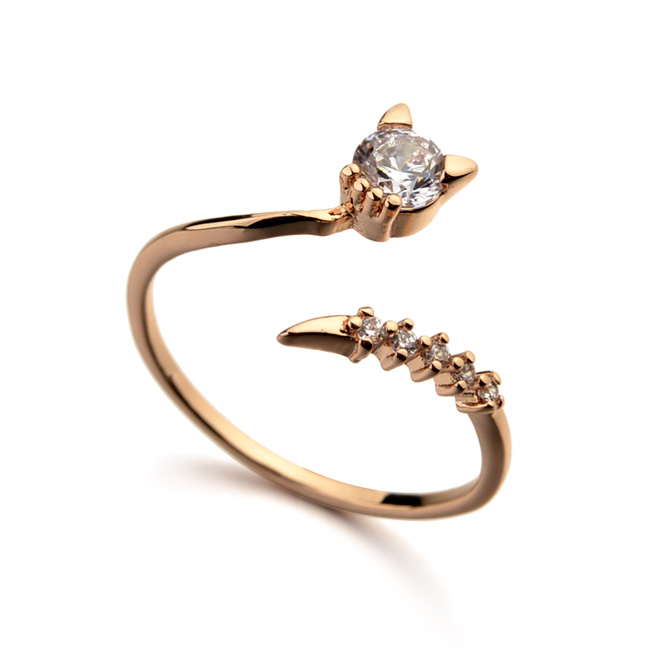 fashion zircon ring 115601