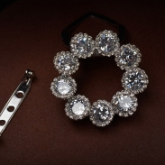 fashion zircon brooch 160138