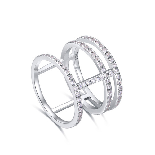 fashion silver ring QS22279