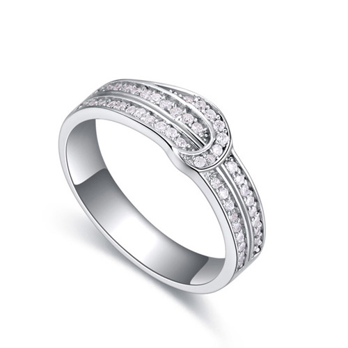 fashion silver ring QS22284
