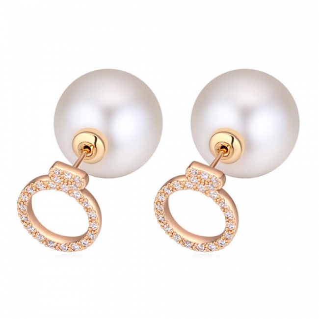 double pearl earring 208023