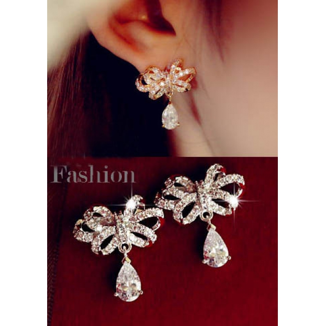 drop bowknot earring 849200