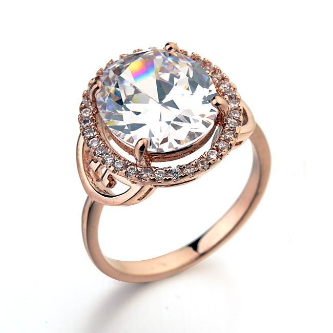 Fashion zircon ring 311494