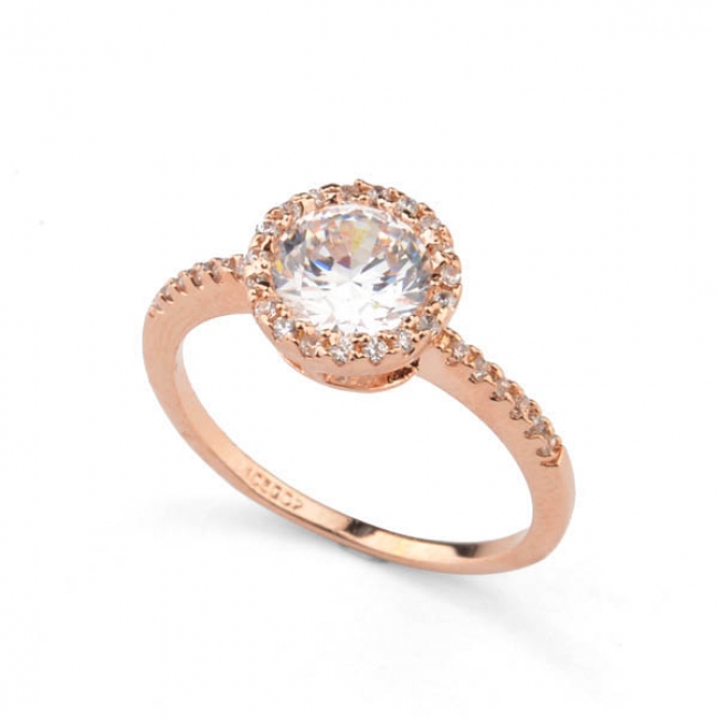 Fashion zircon ring  311370