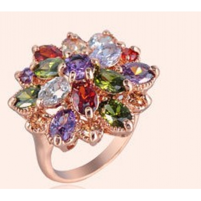 Fashion Mona Lisa zircon ring  115320