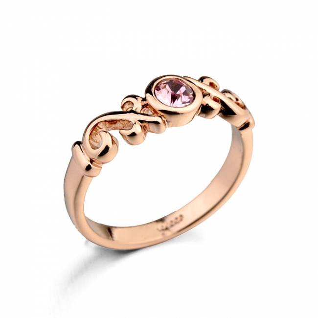 fashion ring with austrian crystal 111876