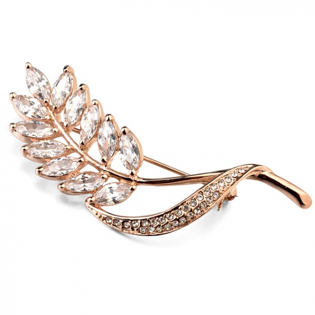 Fashion crystal brooch 53623