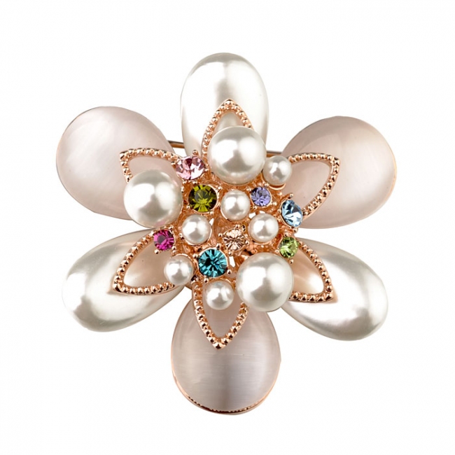 Fashion flower brooch 53638