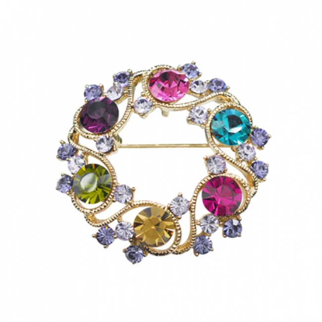 fashion Austrian crystal jewelry brooch 153124