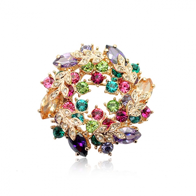 Austrian crystal brooch 52632