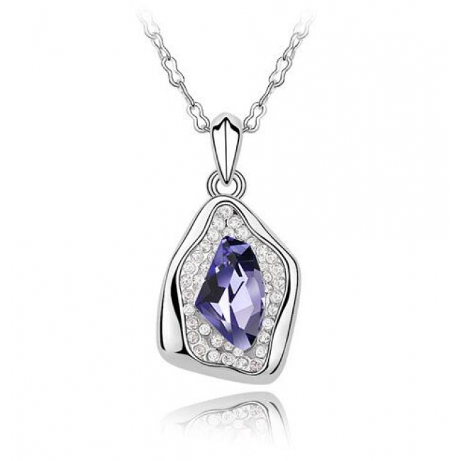 Austrian crystal necklace  KY4723