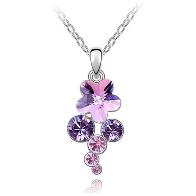 Austrian crystal necklace KY4214