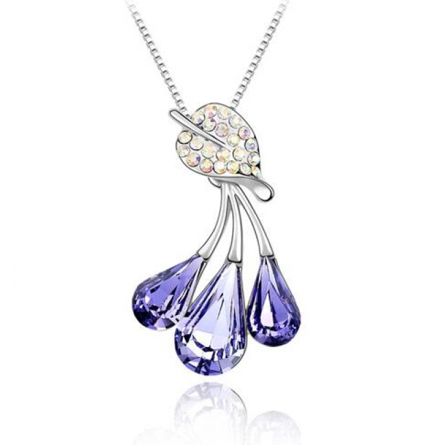 Austrian crystal necklace KY3607