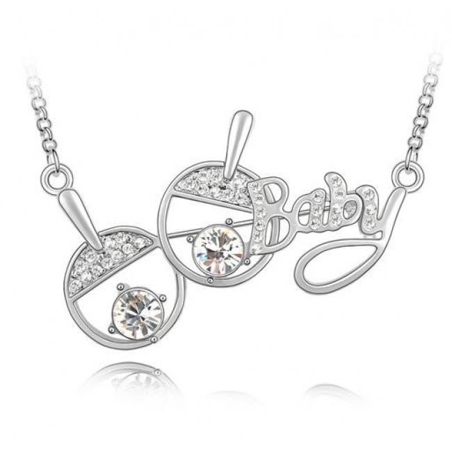 Austrian crystal necklace  KY3662