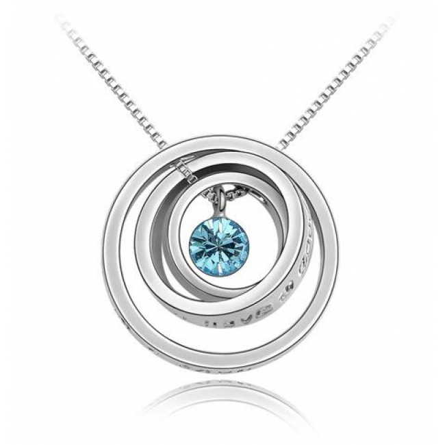Austrian crystal necklace  KY3845