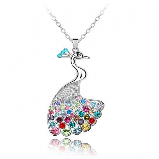 Austrian crystal necklace  KY3976