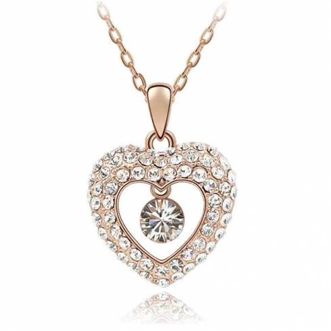 Austrian crystal necklace KY3028