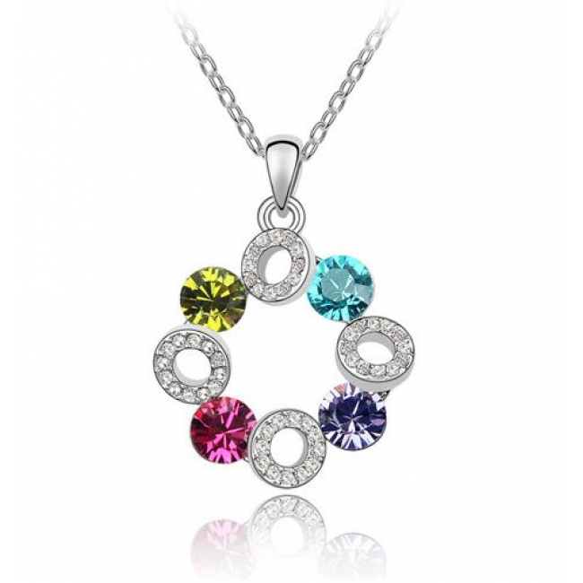 Austrian crystal necklace KY3124