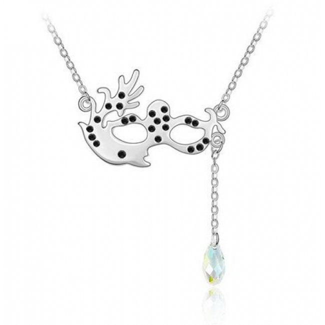 Austrian crystal necklace  KY4639