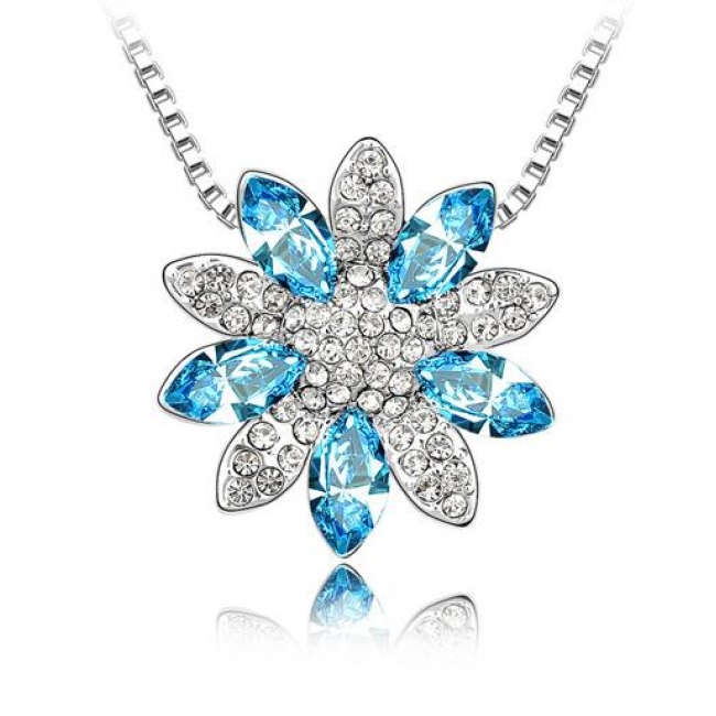 Austrian crystal necklace  KY2984