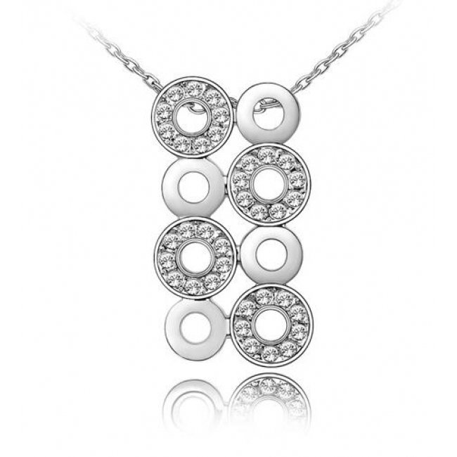 Austrian crystal necklace  KY1616