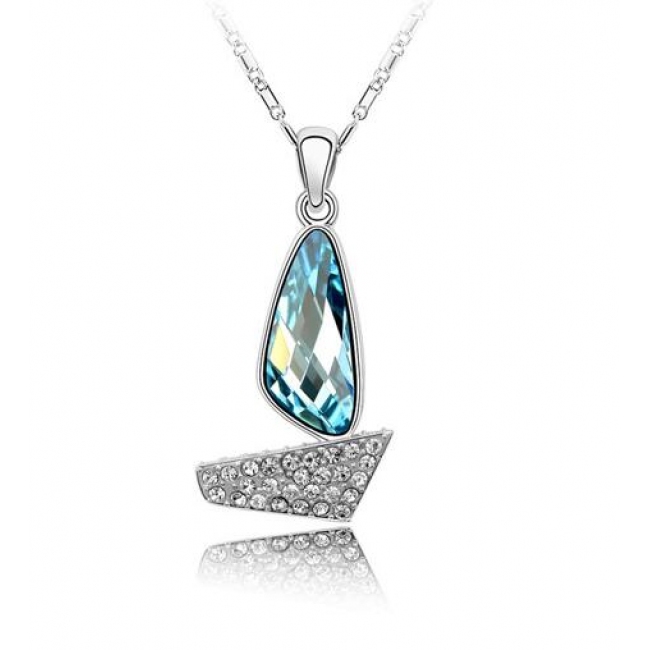 Austrian crystal necklace   KY1233