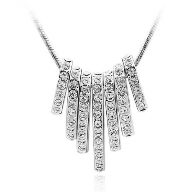Austrian crystal necklace     ky1551
