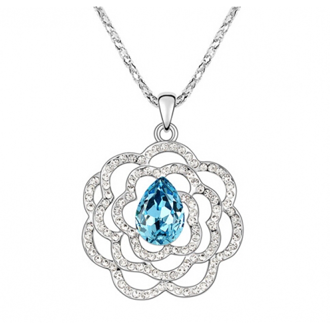 Kovtia crystal long necklace  KY6755