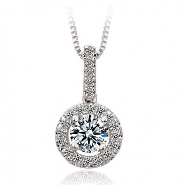 Popular zircon necklace N70044