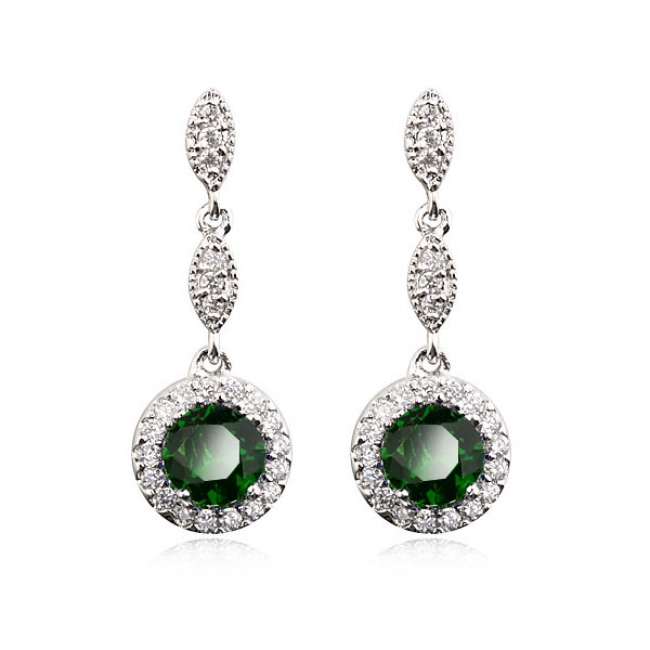 Popular zircon earring 1858587